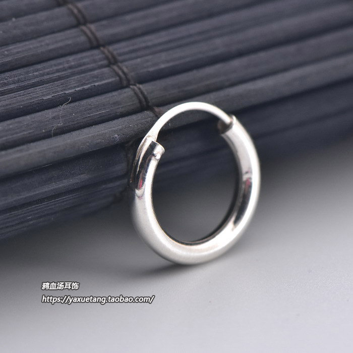Crow blood soup 925 Sterling Silver Metrosexual Earrings Ladies hip-hop GD Loops personality circle Simplicity the republic of koreain the Accessories/Fashion Jewelry, Earring , Earring  category - from Buy2taobao.com to provide professional Taobao agent buy service