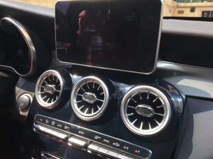 新奔驰GLC200L 260L 300L  新E200L 300L涡轮发光喇叭圈 出风口