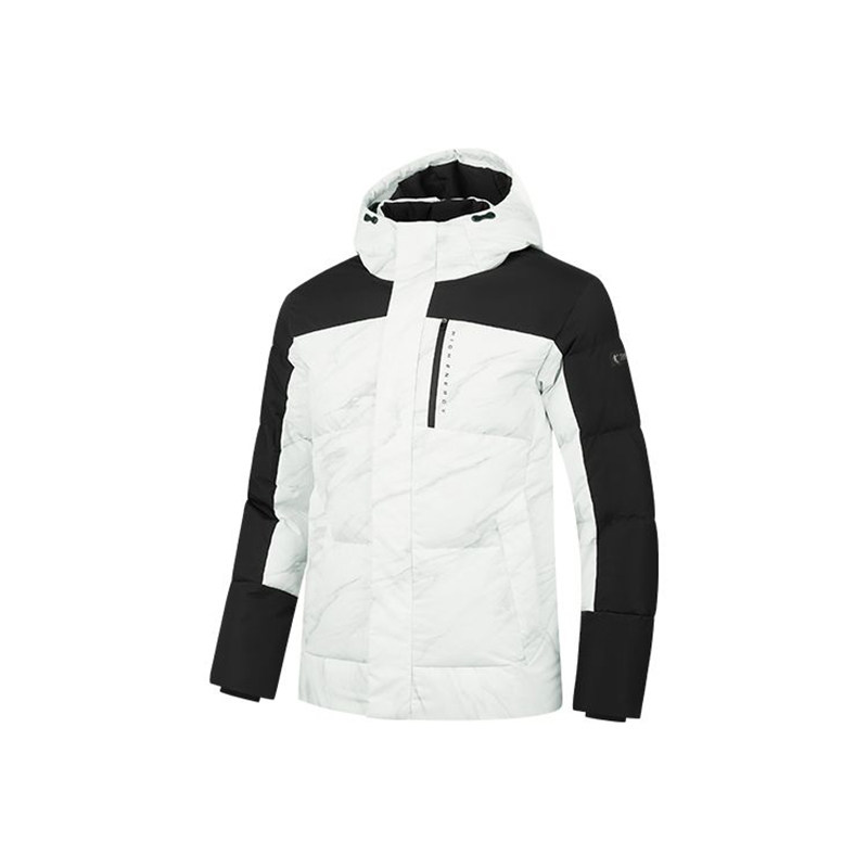 乔丹男子短羽绒服2025年冬季新款商场同款羽绒风衣QDEGM3254078B