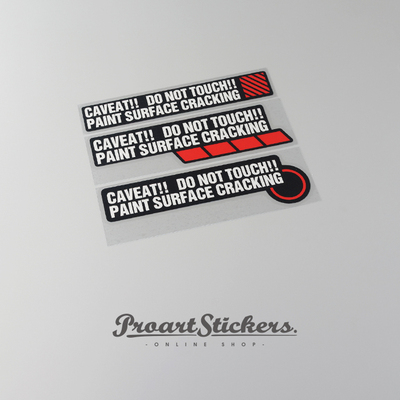 车贴proart请勿触摸朋克风格