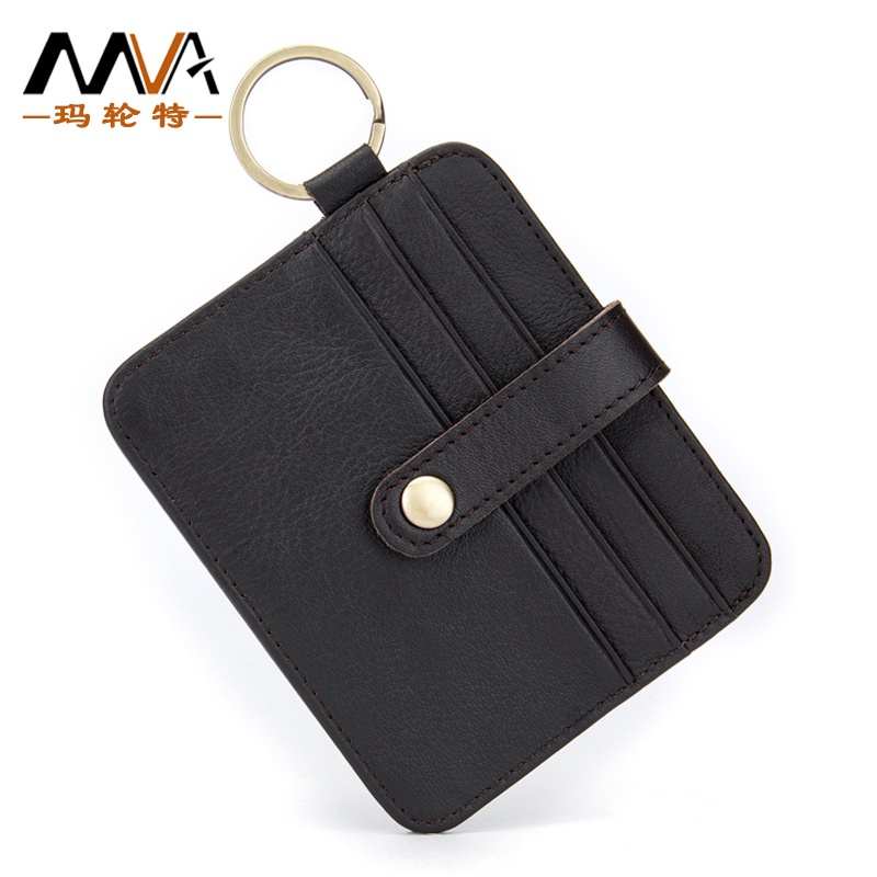 玛轮特真皮卡包简约休闲头层牛皮卡套外贸薄款信用卡包交通包
