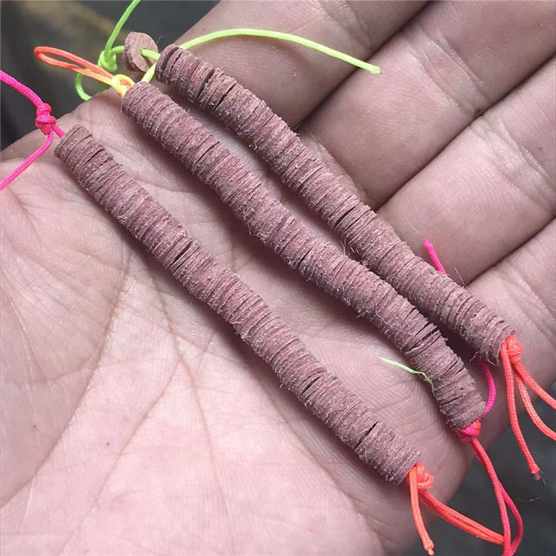 厚0.5羊皮垫片超软超薄100片6MM菩提佛珠手串饰品配件牛皮隔片图片