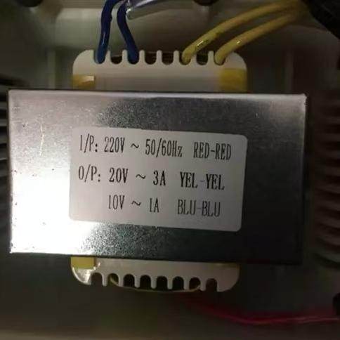 EI76电源变压器 家用电动按摩椅变压器 I/P 220V转20V 3A 10V 1A