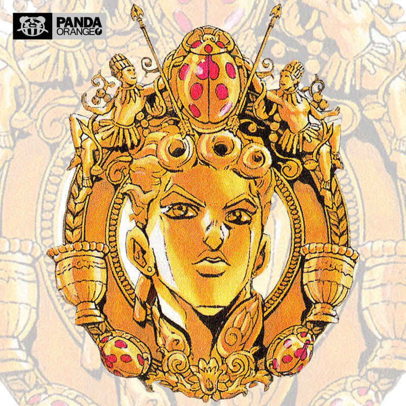 jojo的奇妙冒险第5部黄金之风联名卫衣金色徽章乔鲁诺乔巴纳外套