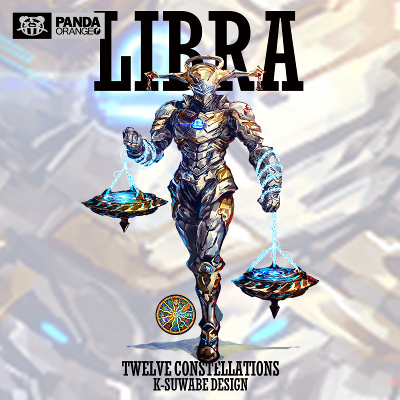 天秤座联名t恤卡通漫画衣服日本画师原创十二星座学生亲子装卫衣