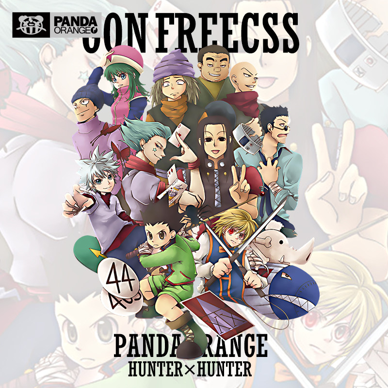 全职猎人联名t恤卡通动漫衣服杰奇犽酷拉皮卡漫画学生亲子装卫衣