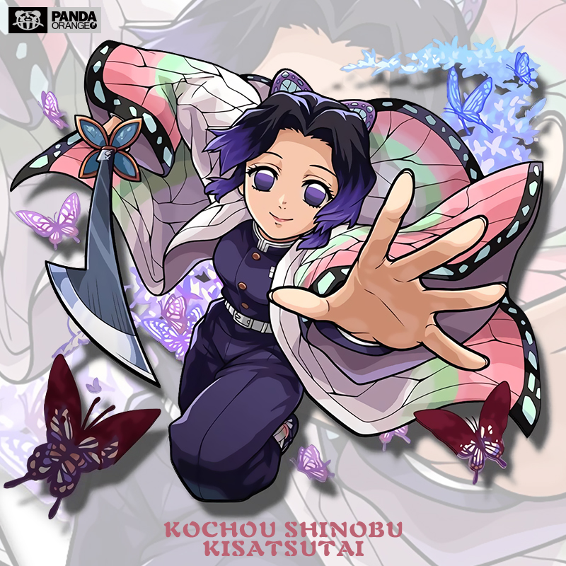 鬼灭之刃联名t恤卡通动漫周边衣服鬼杀队虫柱蝴蝶忍学生情侣短袖