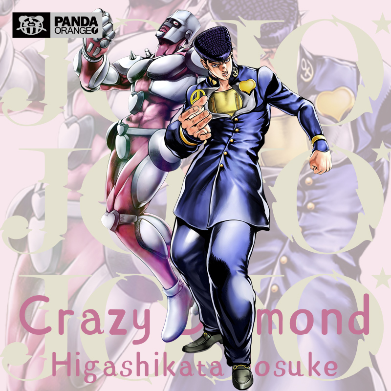 东方仗助与替身世界t恤疯狂钻石超级宝贝jojo的奇妙冒险联名衣服