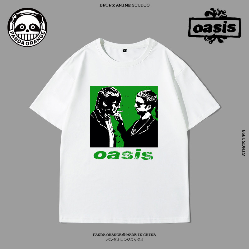 oasis摇滚乐队短袖t恤David Bowie大卫鲍伊男女绿洲涅盘枪花皇后