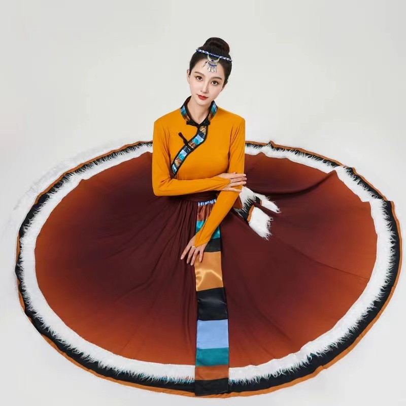 藏族舞蹈演出服考級藝考