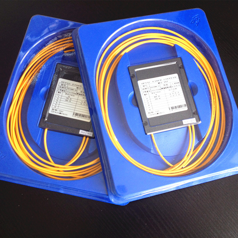 有线电视一分二光纤分路器FBT1x2分光器40：60不带头全新定制加工