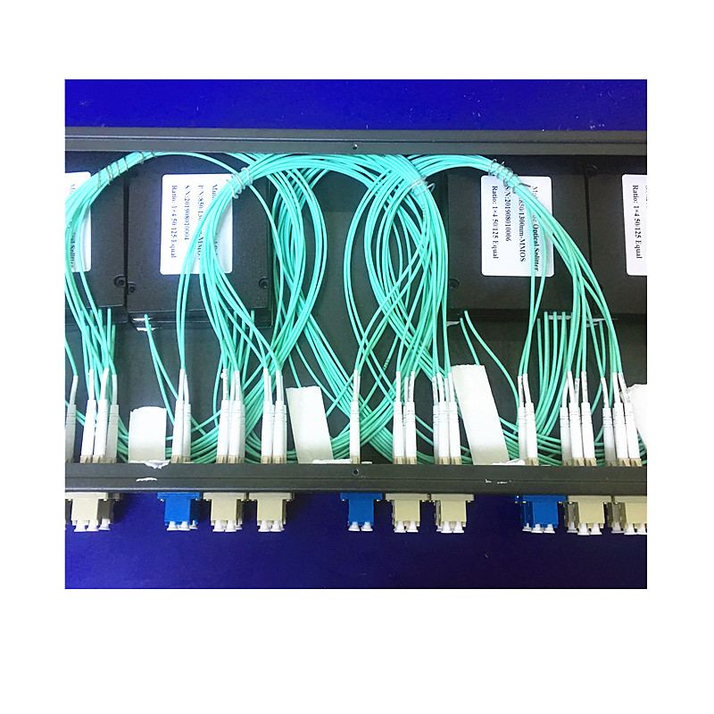 19寸标准机架式1分16光分路1x16分光器FC/APC均分全新其它可定制