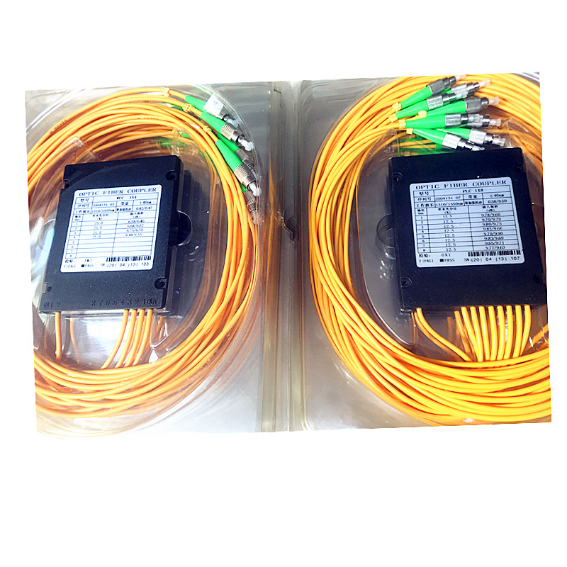 有线电视1分20光纤分路器FBT1x20分光器均分盒式标长全新质保定制