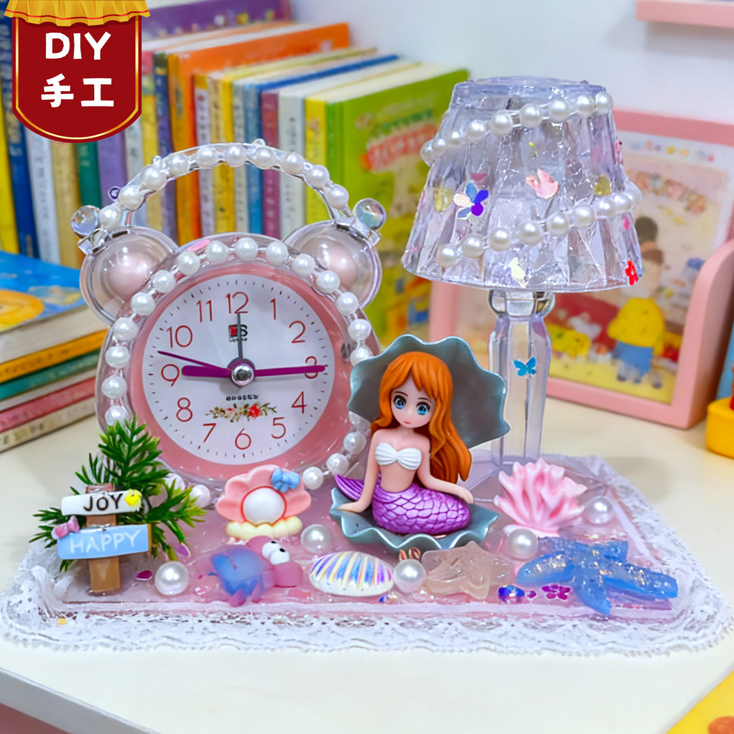手工制作闹钟小夜灯diy材料包儿童益智亲子互动学生创意生日礼物