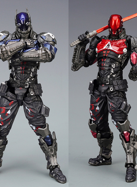 海洋堂山口式阿卡姆骑士蝙蝠侠手办关节可动DC英雄模型兵人偶摆件