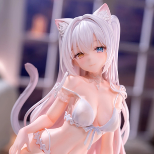 猫耳娘汉娜手办原画睡衣美少女动漫二次元桌面搭机箱摆件潮玩公仔