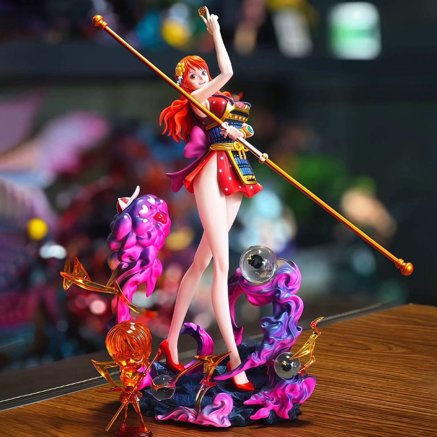 海贼王LX鬼岛武士娜美手办模型