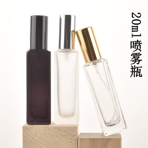 鸿岚中国分装瓶方形玻璃空瓶