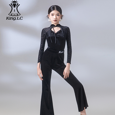 鹏翼之美秋冬练功服拉丁舞服上衣