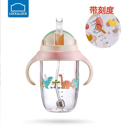 乐扣乐扣宝宝吸管杯儿童学饮水杯子婴儿卡通TRITAN塑料水瓶重力球高性价比高么？
