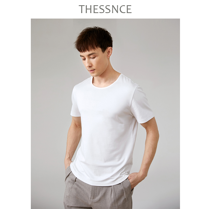 129.00元包邮【thessnce】毒家定制bci认证男t恤