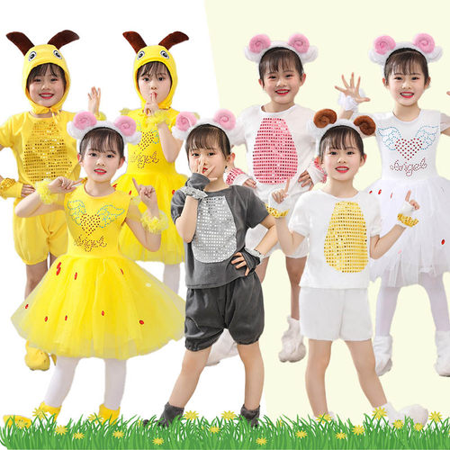 COS幼儿园舞蹈小羊大灰狼演出服