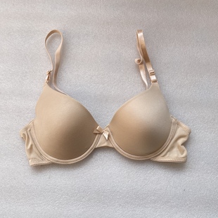 Ｍ家薄款 85Ｃ胸罩 软罩杯舒适文胸简约光面纯色肤色女内衣75BＣ