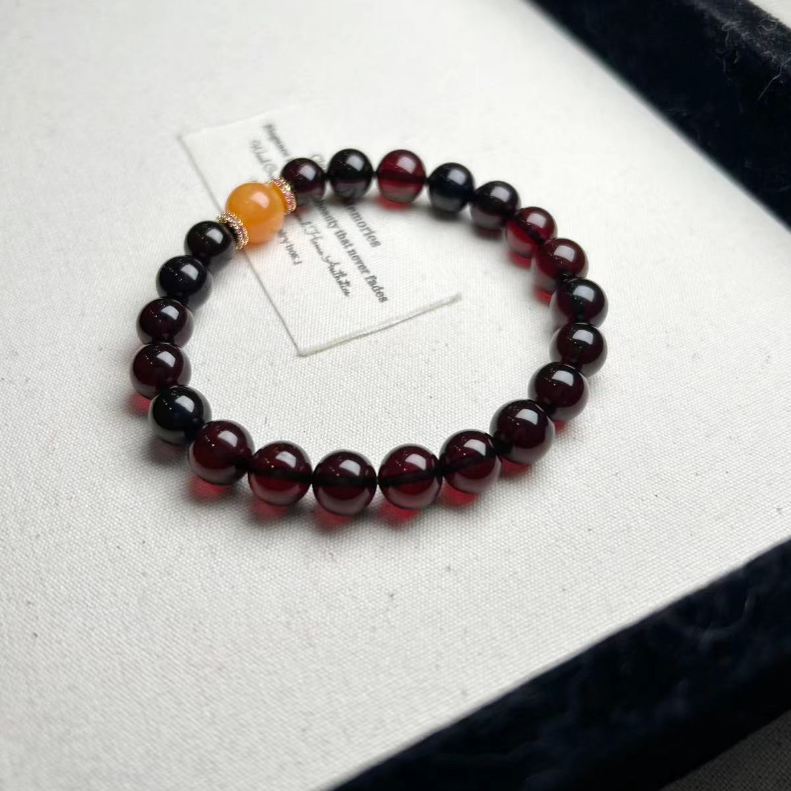 【慕斯格瑞】血珀蜜蜡DIY手串HL0021122009