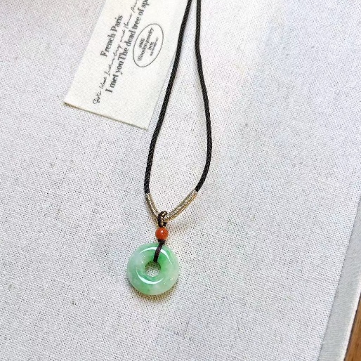 【慕斯格瑞】翡翠甜甜圈吊坠JY0161129014