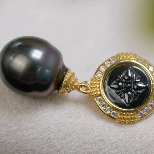 【慕斯格瑞】大溪地黑珍珠简约吊坠JY0391211036