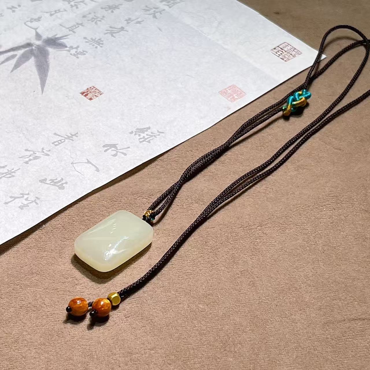 【慕斯格瑞】扎基拉姆黄口无事牌吊坠JY0371210075