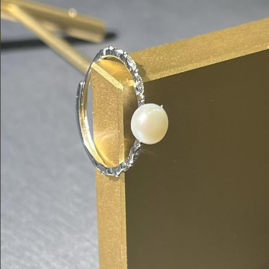 【慕斯格瑞】S925银淡水珍珠戒指XY8881213005