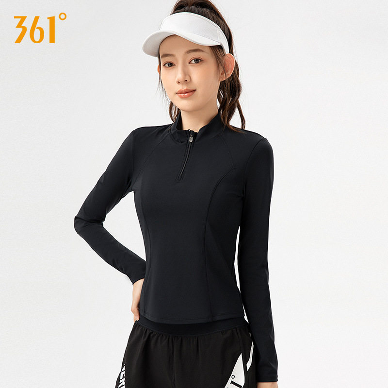 361瑜伽外套女秋冬跑步训练服修身运动上衣长袖健身服女长袖外套