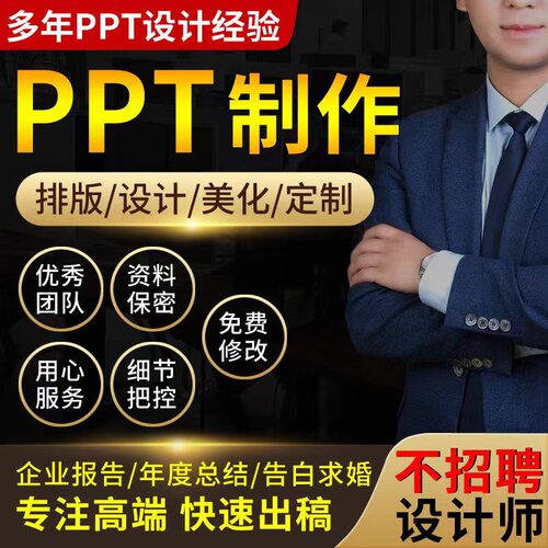 PPT制作品牌创意书商业计划书简历入职PPT