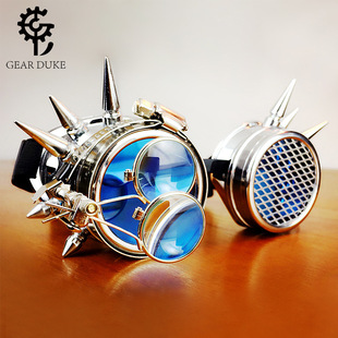 蒸汽朋克Steampunk护目镜 户外 万圣节cosplay派对风镜运动眼镜