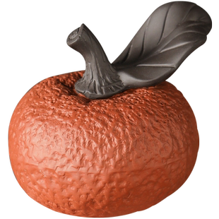 宇轩 创意桔子紫砂茶宠万事大吉手工精品笔架可养茶艺家居摆件