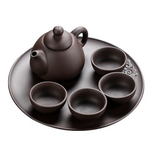 宇轩指尖茶宠摆件小孩过家家紫砂壶茶具迷你一壶四杯可养茶玩茶艺