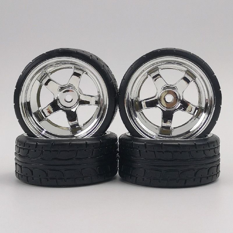 4pcs 9mm offset 1/10遥控车漂移平跑房车硬质轮胎轮毂