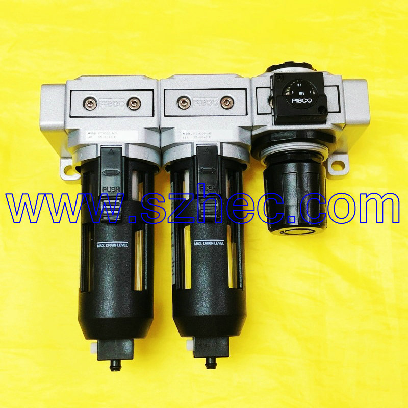 日本PISCO过滤调节器 气源三点组合精密型双过滤UAMR300-02-MD