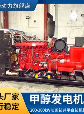 250kw甲醇新能源发电机甲醇电站项目 三相400V绿色能源低碳排放