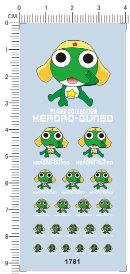 1781 Keroro Gunso Side 军曹敢达水贴敢达水贴纸dororo heicho