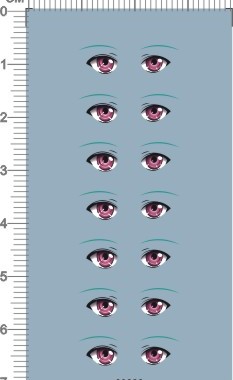 60899-13706 粘土手办人偶粘土软陶泥塑雕刻油泥陶艺眼睛水贴1