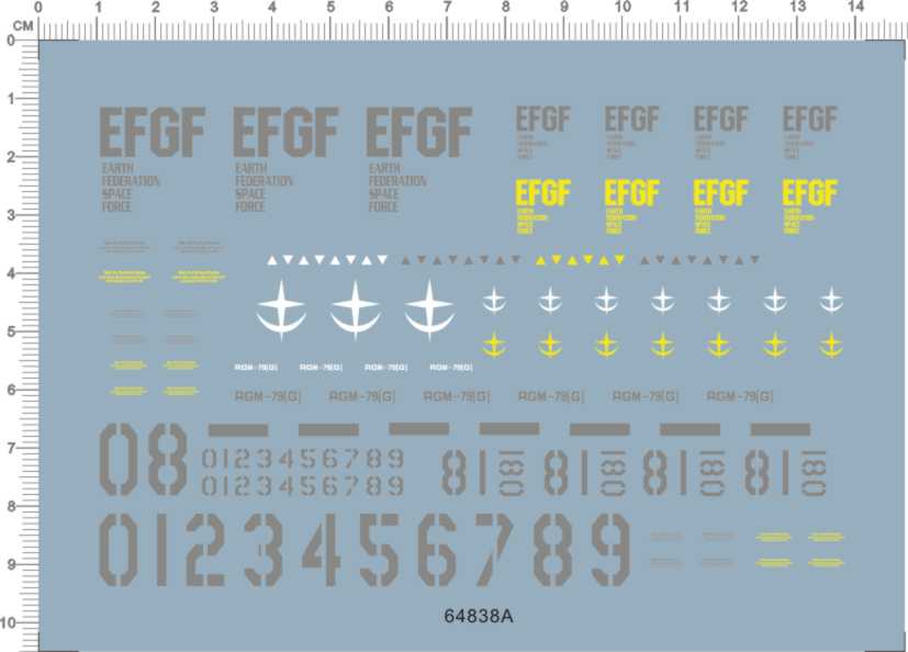 64838A PG RGM-79(G)2 gd水贴 gundam decal1