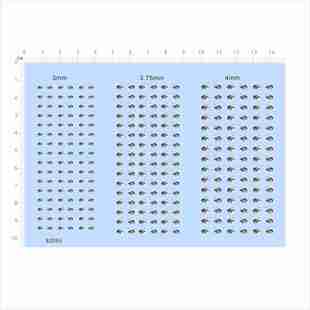 82093手办模型眼睛水贴寿屋小马柔柔动漫绿色可撕膜不干胶2405