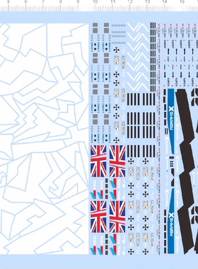 75693英国旗RBSL X-59MK2 ABRAMSX AGM-84-SLAM路线图TANK 2310