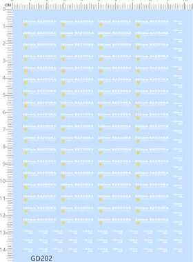 GD202整版胶MG扎古2武器标识zaku ii 2敢达水贴敢达水贴定做订做