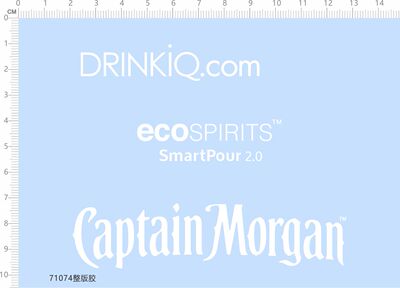 71074整版胶 Captain Morgan Drinkiq.com 模型水贴