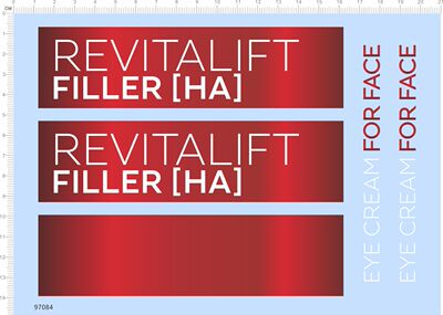 97084整版REVITALIFT FILLER HA EYE CREAM FOR FACE瓶身水贴现货