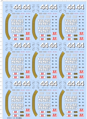 65923手办模型1/6女警察police玩具娃娃比例模型人偶眼睛水贴纸