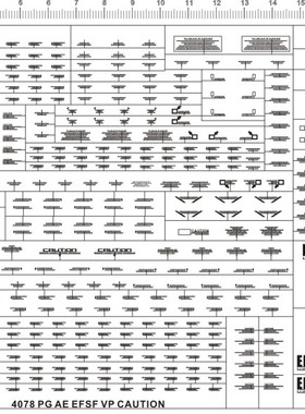 4078- pg ae efsf vp caution 通用警告强袭自由gd金属贴